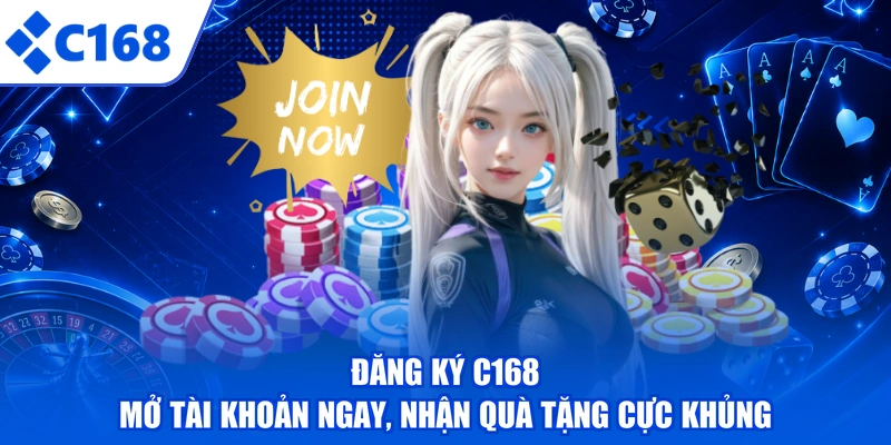 Đăng Ký C168 - Mở Tài Khoản Ngay, Nhận Quà Tặng Cực Khủng