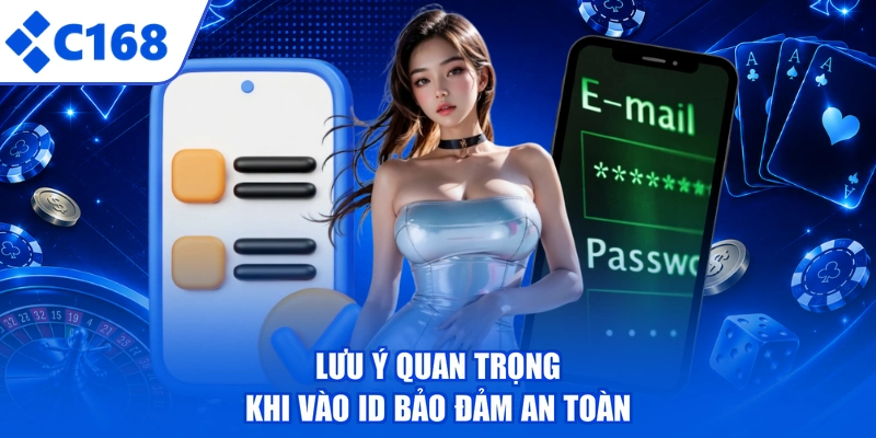 Lưu ý quan trọng khi vào ID bảo đảm an toàn
